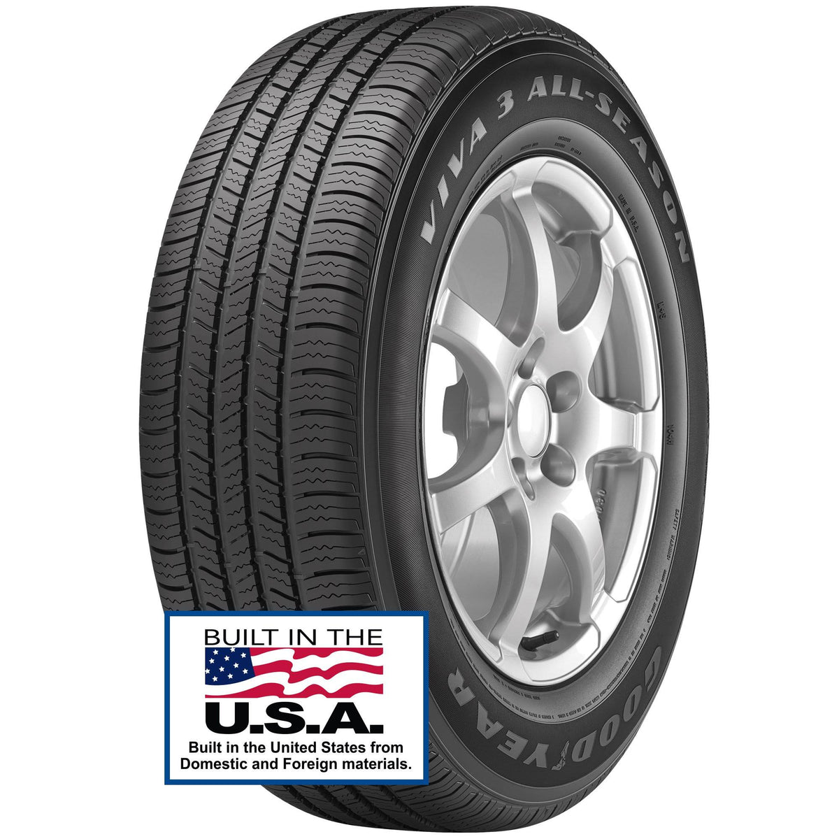 Goodyear Viva 3 All-Season 215/55R16 93H Tire