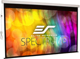 Elite Screens 150 Spectrum Electric Motorized Projector Screen Diag 16:9, 4K/8K Ready Drop Down