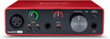 Focusrite Scarlett Solo 2×2 USB Audio Interface Full Studio Bundle with Creative Music Production Software Kit and Eris 4.5 Pair Studio Monitors and 1/4?? Instrument Cables