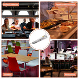 WeChef 43 Commercial Food Warmer 1100W Electric Strip Heater Stainless Steel Heating Lamp for Restaurant