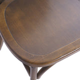 GDF Studio Ruhan Wooded Cane Back Dining Chair (Set of 2) Brown