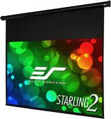 Elite Screens 150 Spectrum Electric Motorized Projector Screen Diag 16:9, 4K/8K Ready Drop Down