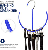 Belt Scarf Hanger Space Saving Organizer Hanging Multi Purpose Ties Shoe Rack Gym Bag Organizer Closet Organization EASYVIEW