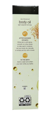 Neutrogena Body Oil, Light Sesame Formula (32 Fluid Ounce)