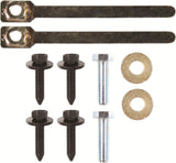 Reese 65017 Front Mount Receiver with 2 Square Receiver opening
