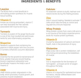 MEND Repair & Recover – Joint, Immune Support, Wound and Bone Fracture Healing Supplement, Injury and Surgery Recovery Natural, Non-GMO – Citrus Protein Powder, 30 Servings