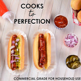 La Trevitt Hot Dog Roller- Sausage Grill Cooker Machine- 6 Hot Dog Capacity – Commercial and Household Hot Dog Machine for Family Use