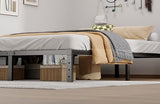 Metal Bed Frame Full Size – 14 Inch Heavy-Duty Full Platform Bed Frame No Box Spring Needed, Easy Assembly, Noise-Free, Sturdy Mattress Foundation, Underbed Storage Space