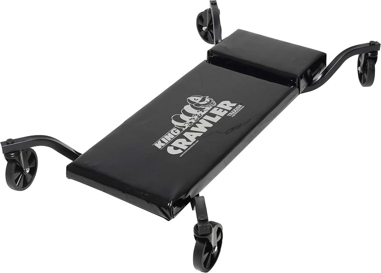 Traxion 1-200 King Crawler Rolling Automotive Mechanic Creeper W/All-Terrain 5 Casters
