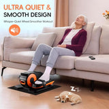 Under Desk Elliptical Machine,Morelax Ellipse Leg Exerciser for Seniors,Quiet & Portable Mini Electric Seated Pedal Exerciser & 12 Adjustable Speeds